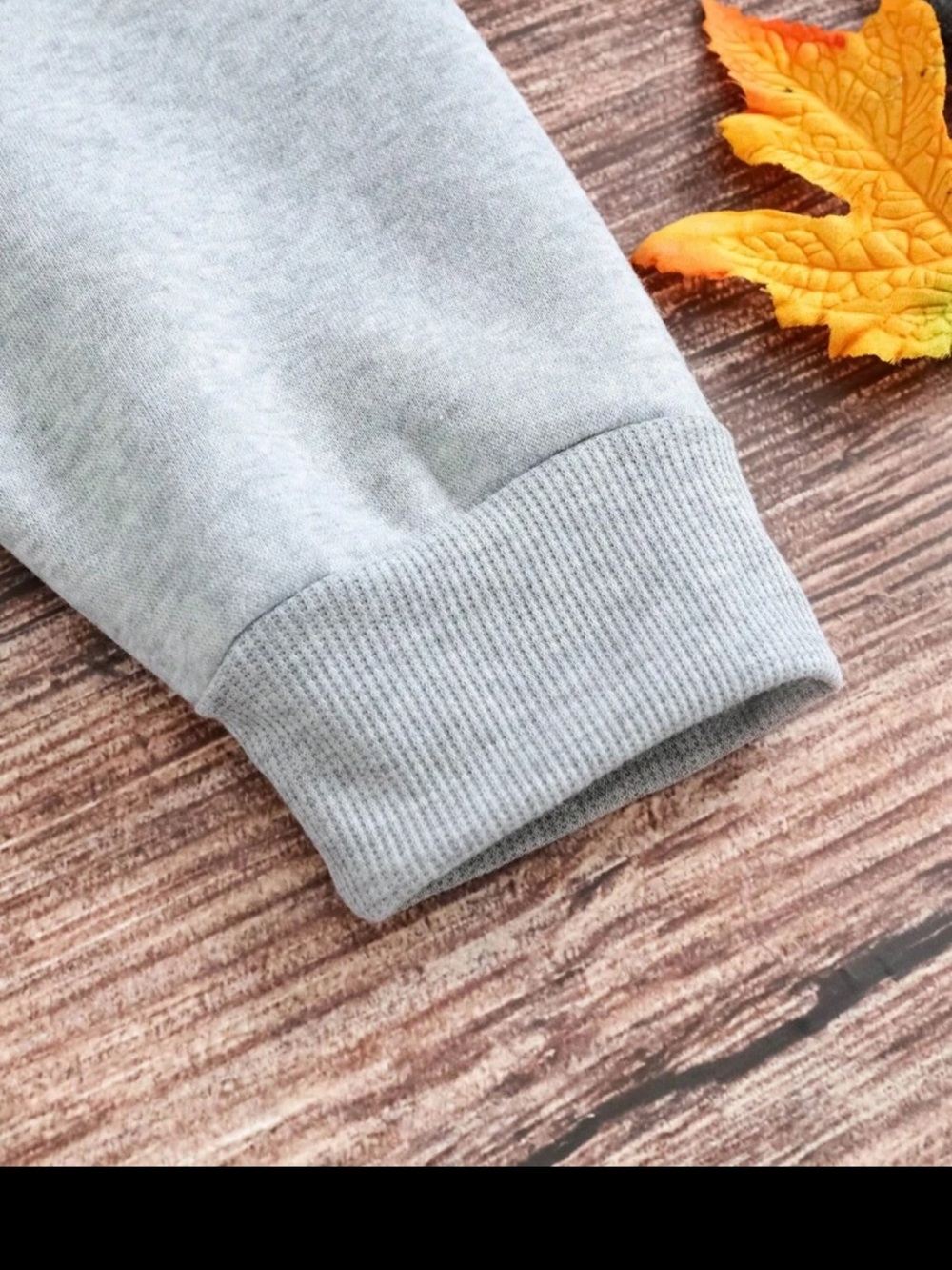 Ghost Print Crew neck long sleeve sweatshirt - Picture 4 of 4